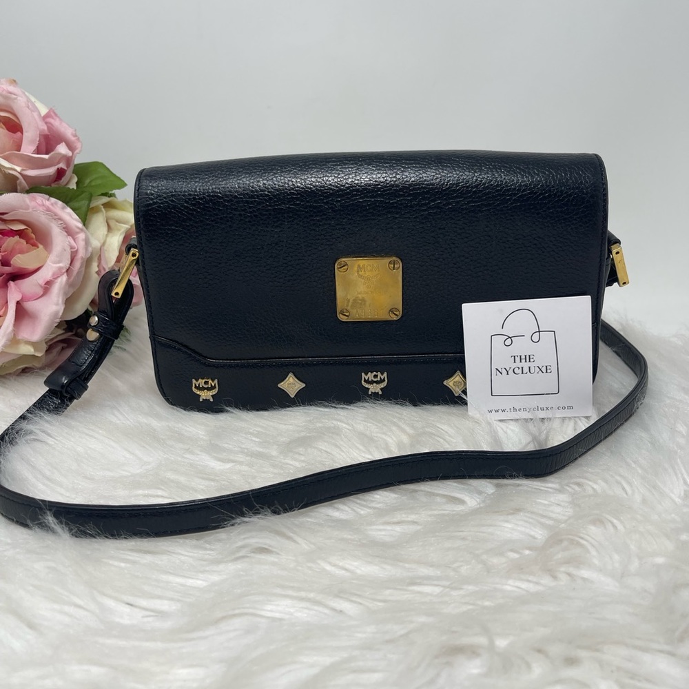 MCM Leather Crossbody